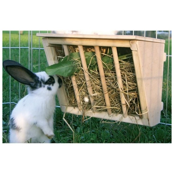 KERBL Râtelier a foin avec étage 25x17x20cm - Pour rongeur