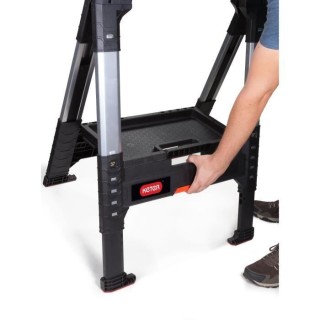 KETER | TRETEAU EXTENSIBLE LLUMBERJACK , Bricolage, Noir, 71 x 69 x 82