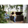 Coffre de jardin en résine NORTHWOOD Marron - 630 L