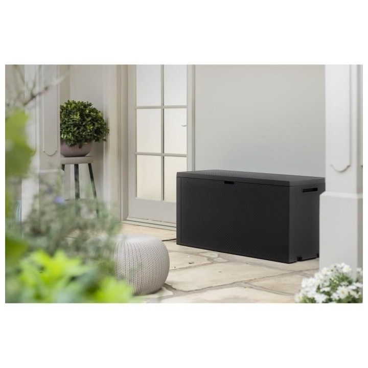 KETER Coffre de jardin Emily 277L - Gris anthracite