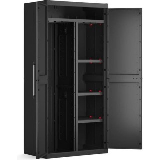 KETER Armoire de rangement DETROIT XL - 2 portes - 4 étageres dont 2