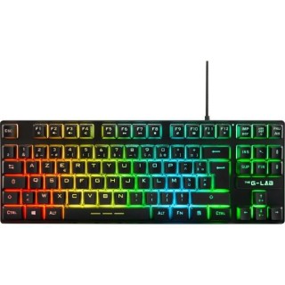 Clavier Gaming - AZERTY - THE G-LAB - Keyz CAESIUM-TKL - Sans Pavé Nu