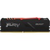 Kingston FURY Beast RGB Mémoire 16 Go DDR4 2666 MHz CL16