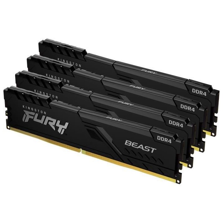 KINGSTON FURY Beast Mémoire 32 Go (4 x 8 Go) DDR4 2666 MHz CL16