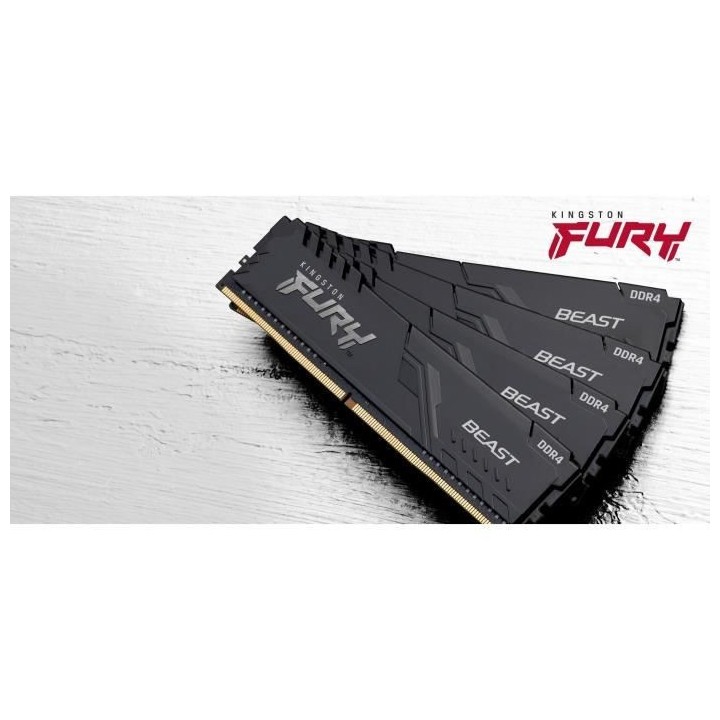 KINGSTON FURY Beast Mémoire 32 Go (4 x 8 Go) DDR4 2666 MHz CL16