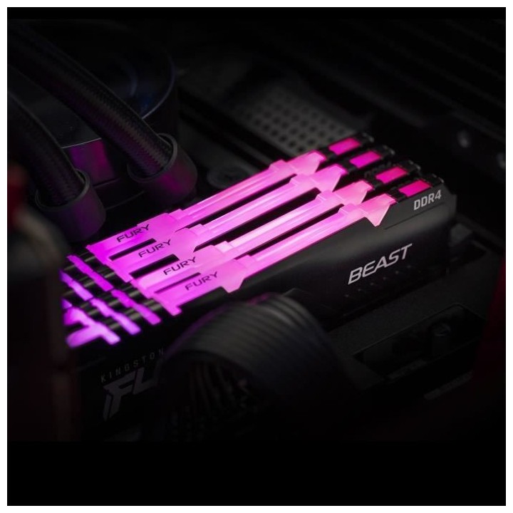 KINGSTON FURY Beast Mémoire RGB 32 Go (4 x 8 Go) DDR4 3000 MHz CL15