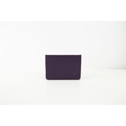 KHLONE Porte-Cartes en Cuir - Le Saturday Night Fever Violet