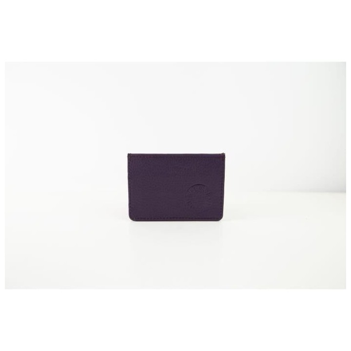 KHLONE Porte-Cartes en Cuir - Le Saturday Night Fever Violet