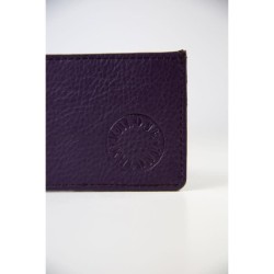 KHLONE Porte-Cartes en Cuir - Le Saturday Night Fever Violet