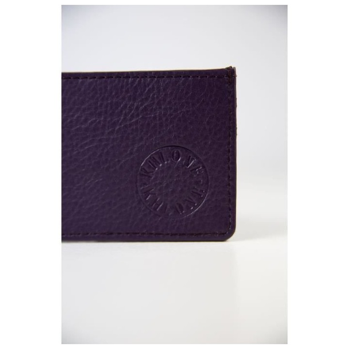 KHLONE Porte-Cartes en Cuir - Le Saturday Night Fever Violet