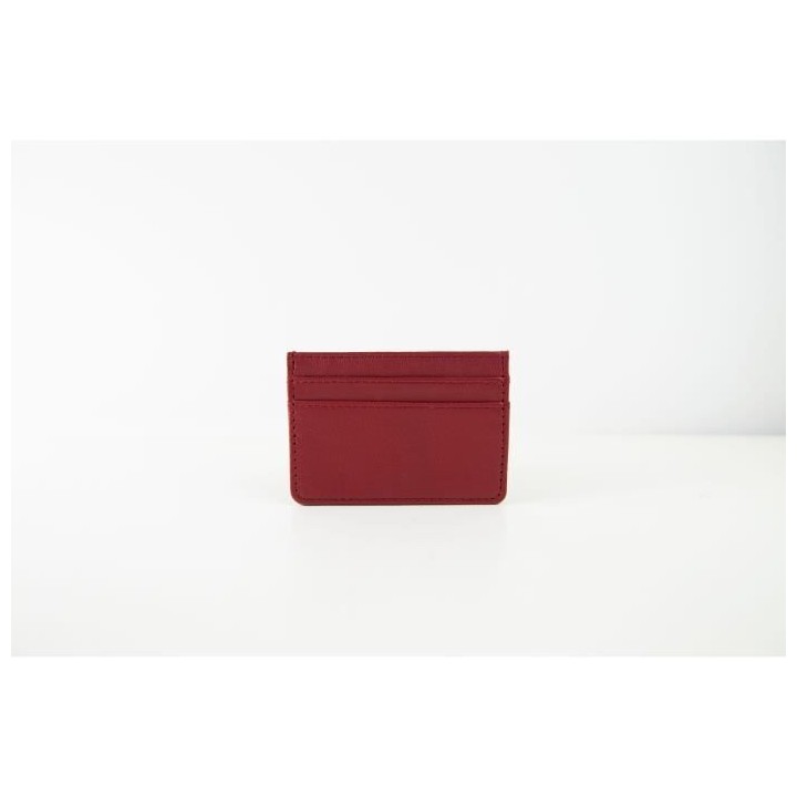KHLONE Porte-Cartes en Cuir - Le Saturday Night Fever Rouge