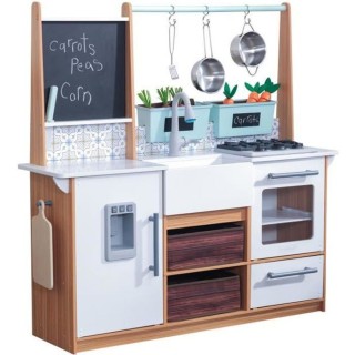 KIDKRAFT - Cuisine enfant Farmhouse avec EZ Kraft Assembly - 53444 - E