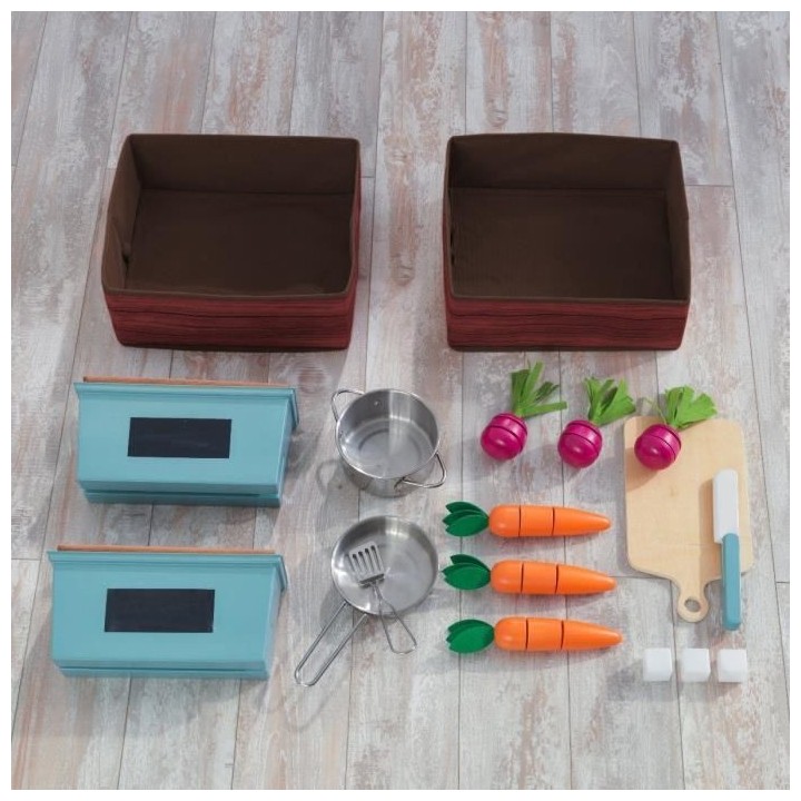 KIDKRAFT - Cuisine enfant Farmhouse avec EZ Kraft Assembly - 53444 - E