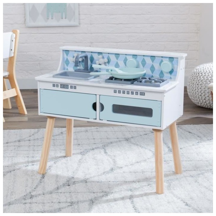 KIDKRAFT - Cuisine en bois Play & Put Away avec accessoires