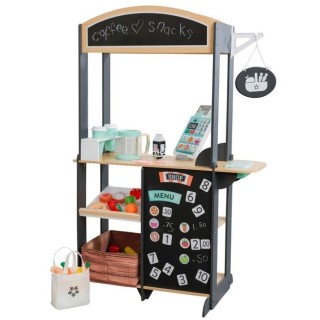 KidKraft - 53439 - Stand marchand en bois Let's Pretend