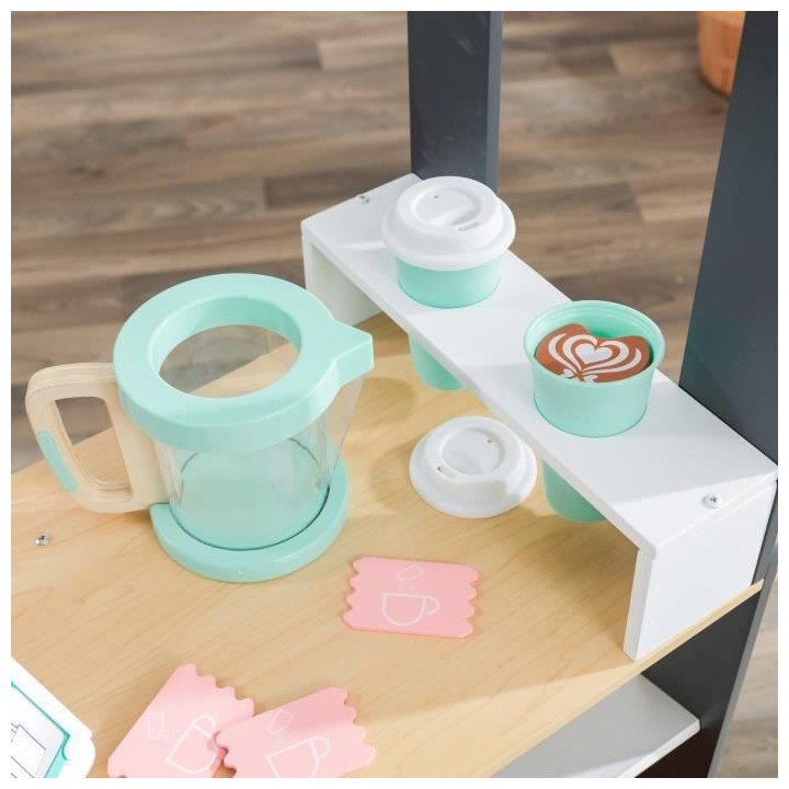 KidKraft - 53439 - Stand marchand en bois Let's Pretend