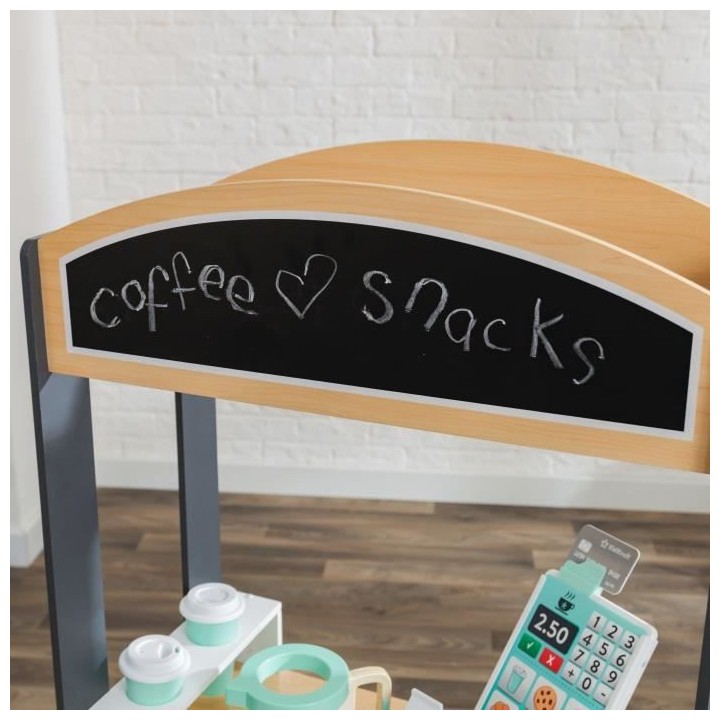 KidKraft - 53439 - Stand marchand en bois Let's Pretend