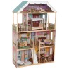 KIDKRAFT - Maison de Poupées en bois Charlotte avec EZ Kraft Assembly™