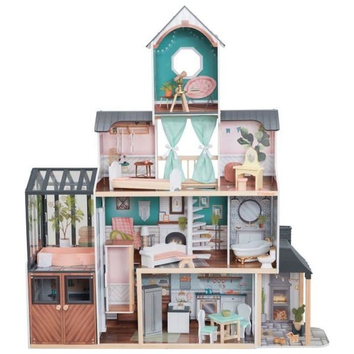 Maison de Poupées - Bois Céleste - KIDKRAFT - Bleu - Accessoires