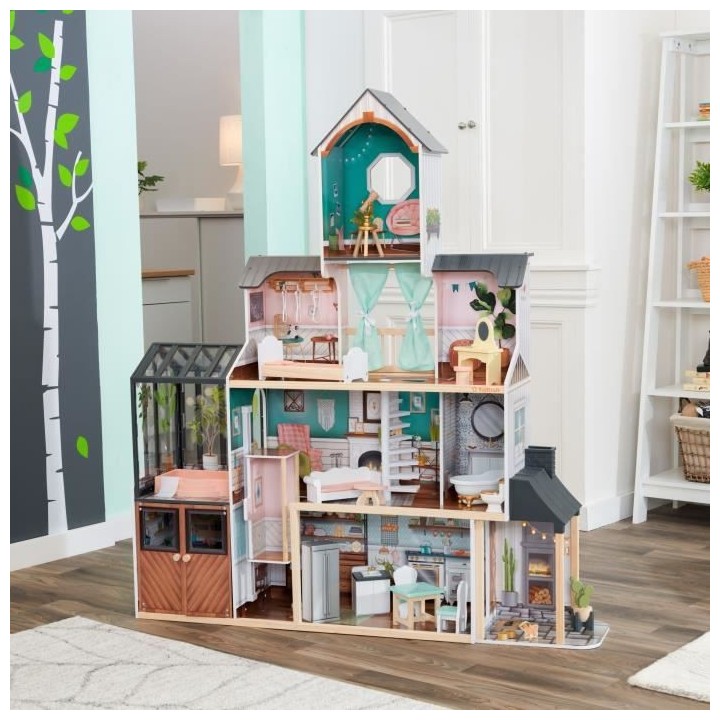 Maison de Poupées - Bois Céleste - KIDKRAFT - Bleu - Accessoires