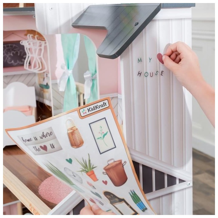 Maison de Poupées - Bois Céleste - KIDKRAFT - Bleu - Accessoires