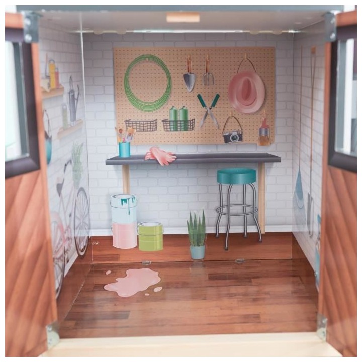 Maison de Poupées - Bois Céleste - KIDKRAFT - Bleu - Accessoires