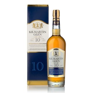 KilMartin Glen - 10 ans - Scotch Whisky Single Malt - Etui - 43.0% Vol