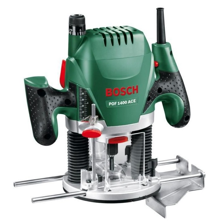 Défonceuse Bosch - POF 1400 ACE (1400W, livrée avec set d'accessoire