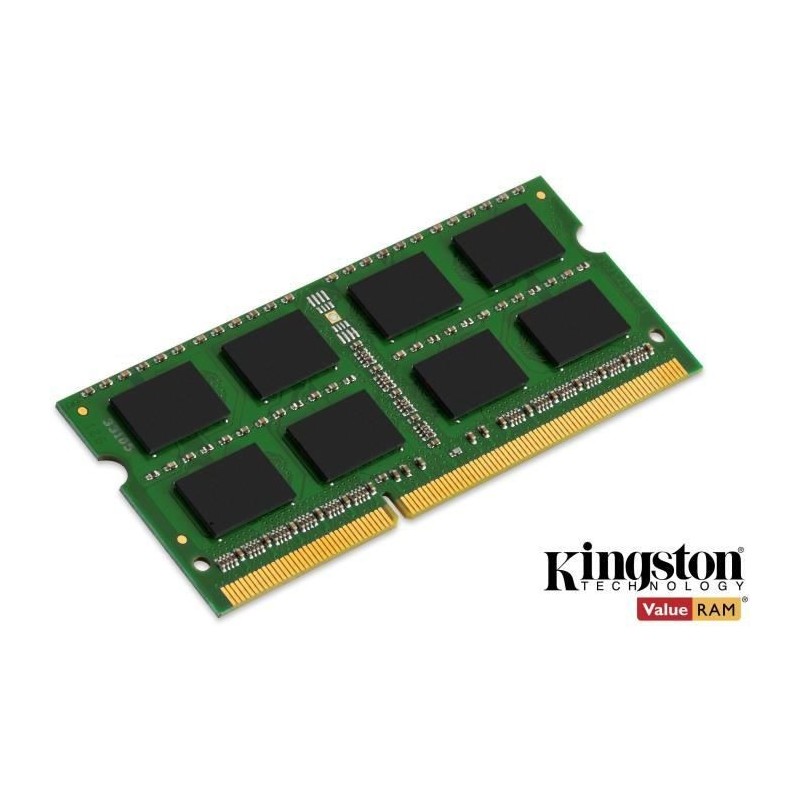 KINGSTON - Mémoire PC Portable ValueRAM SO-DIMM DDR3 - 8Go (1x8Go) - 1600MHz - CAS11 (KVR16LS11/8)