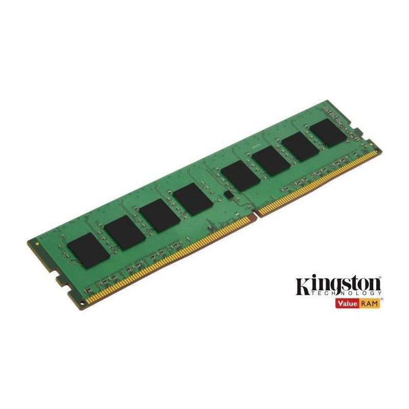 KINGSTON - Mémoire PC RAM DDR4 - ValueRam - 8Go (1x8Go) - 2666MHz - CAS19 (KVR26N19S8/8)