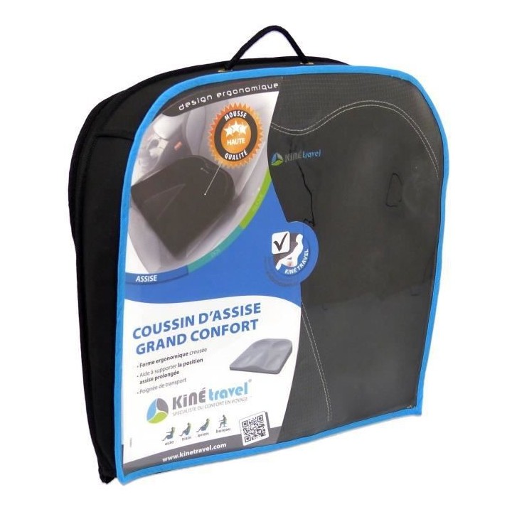 KINE TRAVEL Coussin d'assise confort