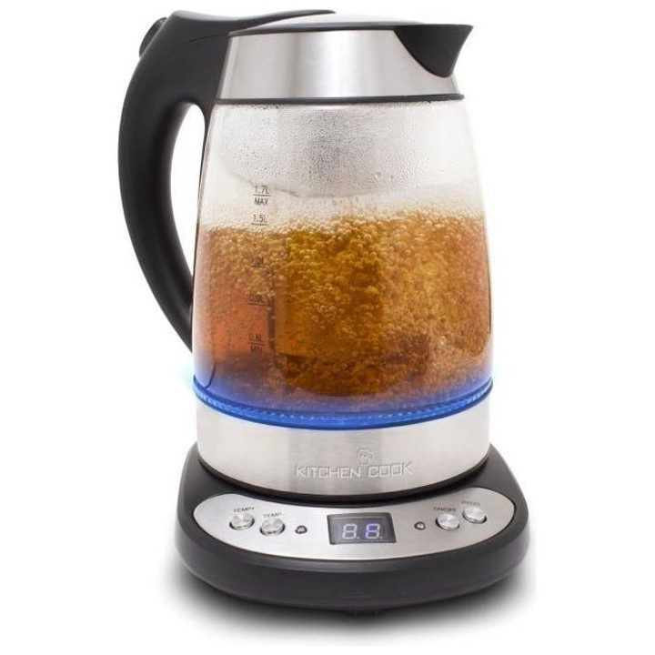 KITCHENCOOK Bouilloire électrique Tea Time 2200W - Transparent