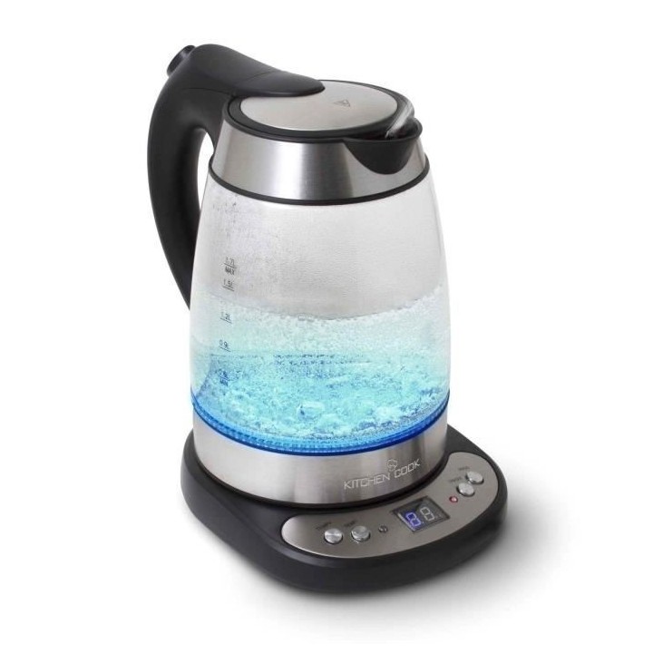 KITCHENCOOK Bouilloire électrique Tea Time 2200W - Transparent