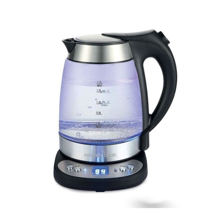 KITCHENCOOK Bouilloire électrique Tea Time 2200W - Transparent