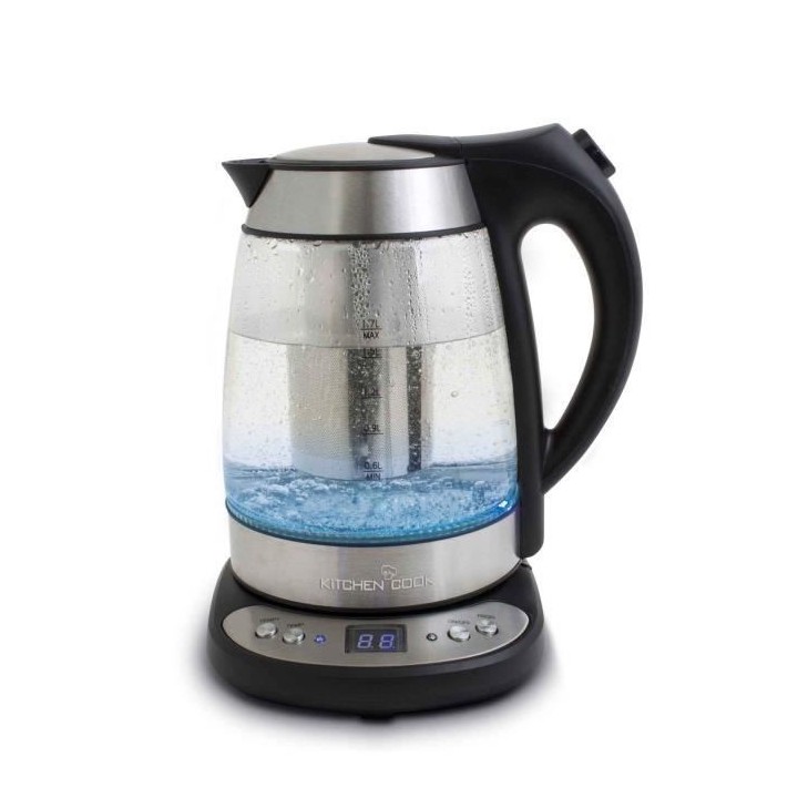 KITCHENCOOK Bouilloire électrique Tea Time 2200W - Transparent