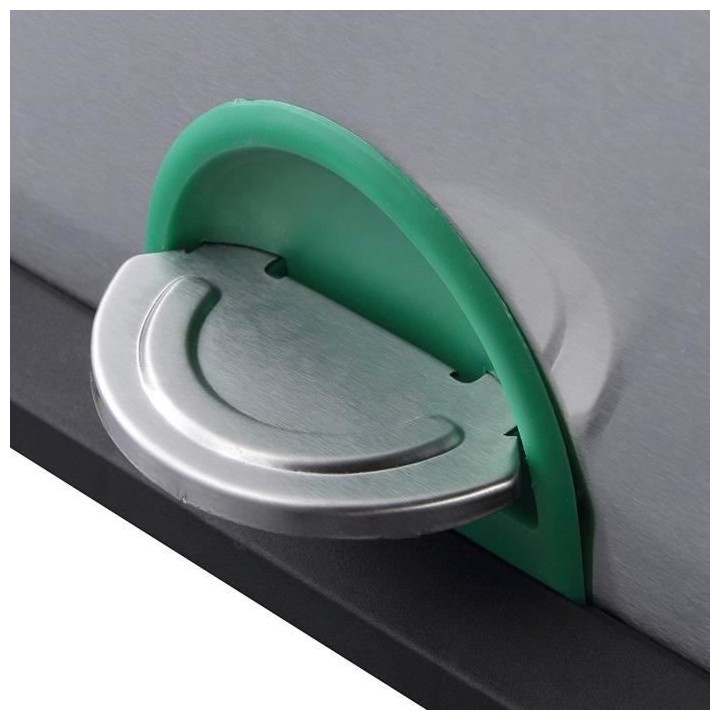 KITCHEN MOVE Zoe Poubelle tri sélectif a pédale - 45 L - Acier inoxy