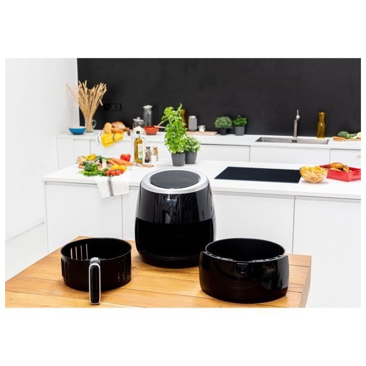 KITCHEN MOVE STORM - Friteuse électrique a air Chaud 6.4L - 2000W - C