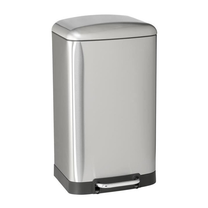 KITCHEN MOVE Poubelle a pédale GREENWICH - 40L - Inox avec seau