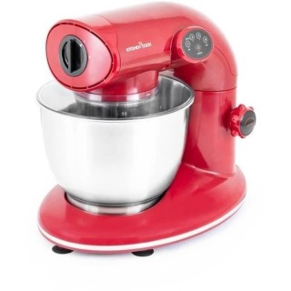 KITCHEN COOK Robot Pétrin AK80 RED V2 - 1000W - Bol Inox 5L pour 2kg