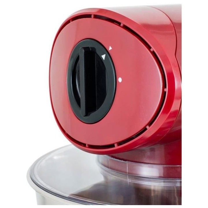 KITCHEN COOK Robot Pétrin AK80 RED V2 - 1000W - Bol Inox 5L pour 2kg