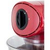 KITCHEN COOK Robot Pétrin AK80 RED V2 - 1000W - Bol Inox 5L pour 2kg max - 4 vitesses - Kit pâtisserie - Robuste et maniable