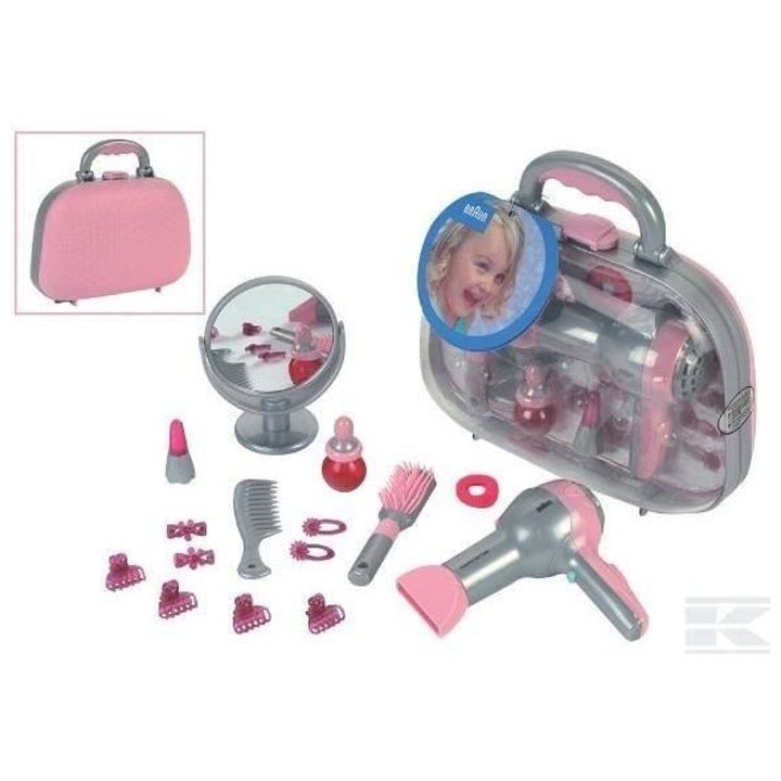 KLEIN - Mallette de coiffure Braun avec seche-cheveux électronique