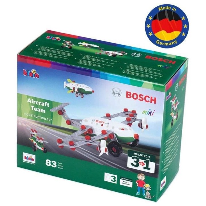 BOSCH Mini - Set de construction Aircraft Team 3-en-1