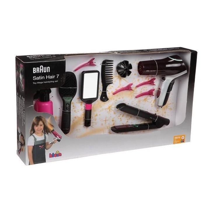 KLEIN - Mega set de coiffure Braun Satin Hair 7 pour enfant