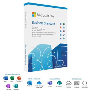 MICROSOFT 365 Business Standard - 1 utilisateur - PC ou Mac - Abonneme