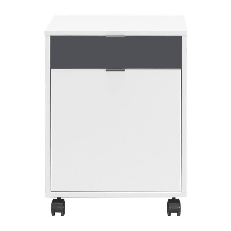 Caisson de bureau COMPO - Mobile - Blanc - L 45 x P 40 x H 60 cm