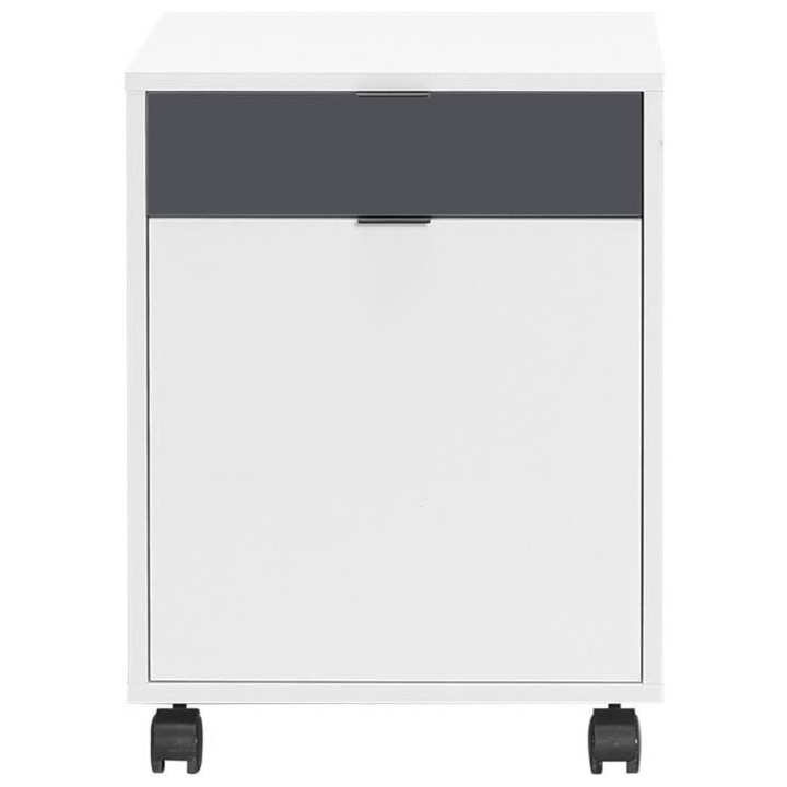 Caisson de bureau COMPO - Mobile - Blanc - L 45 x P 40 x H 60 cm
