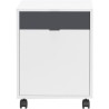 Caisson de bureau COMPO - Mobile - Blanc - L 45 x P 40 x H 60 cm