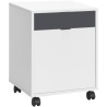 Caisson de bureau COMPO - Mobile - Blanc - L 45 x P 40 x H 60 cm