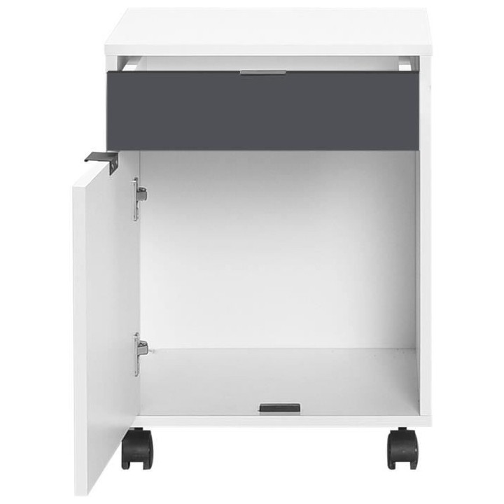 Caisson de bureau COMPO - Mobile - Blanc - L 45 x P 40 x H 60 cm